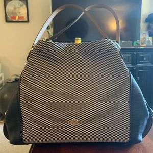 Genuine COACH 28895 EDIE 31 LEGACY JACUARD Shoulder Bag